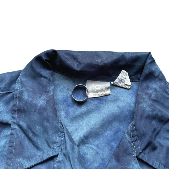 VTG Y2K Utility Dragon SS Button Up Shirt Mens M EUC - Picture 5 of 8